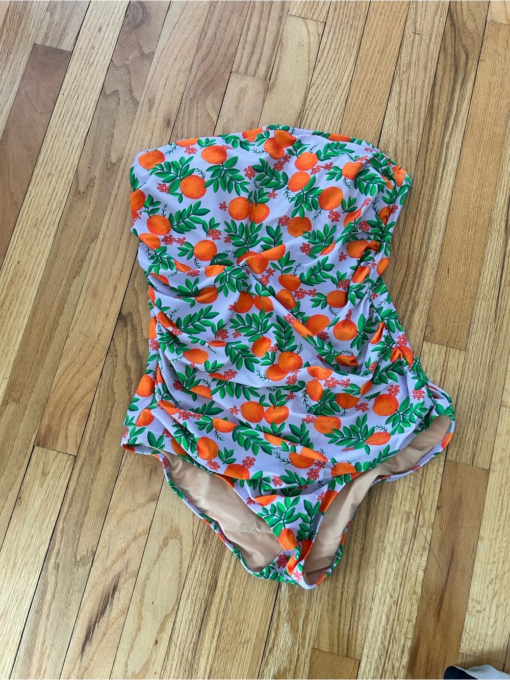 J. Crew One-Piece Swim Orange